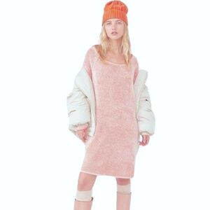 FREE PEOPLE Lenox Tunic in Carrot Cake Combo In Soft Chenille - Size Medium